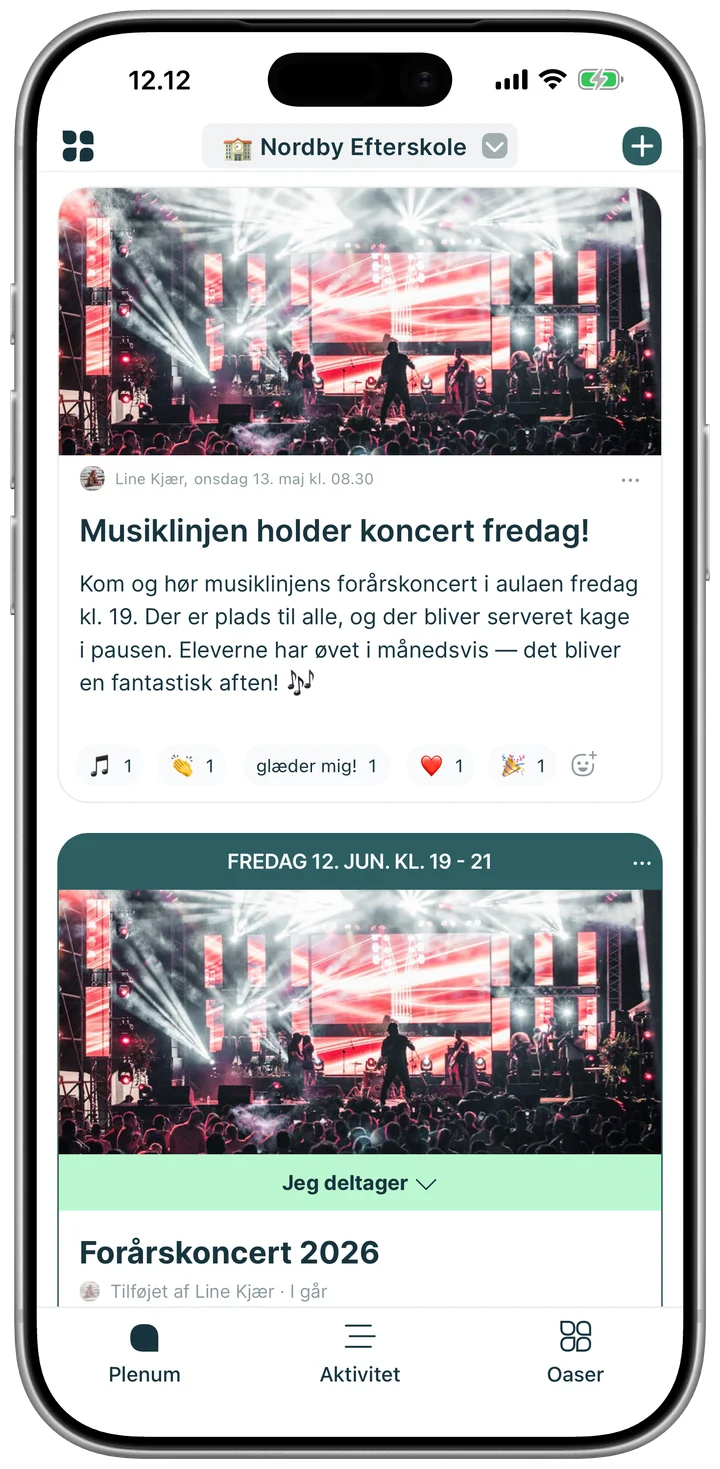 iOS-feed for Efterskoler