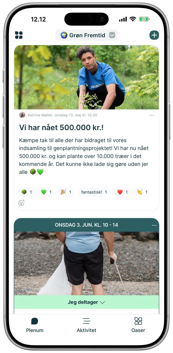 iOS-feed for NGO'er